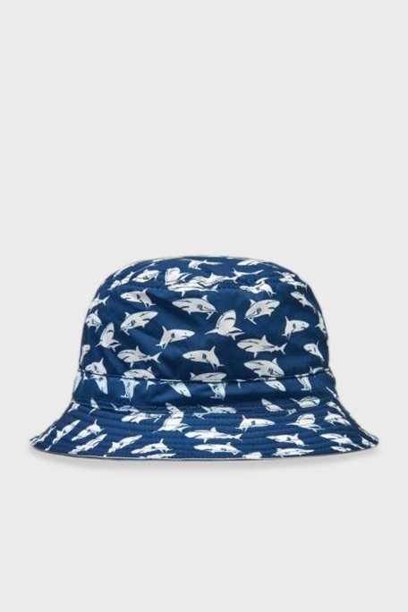 Paul & Shark Logo Baskılı Bucket Erkek Şapka 24417128 L17 LACİVERT - Paul & Shark