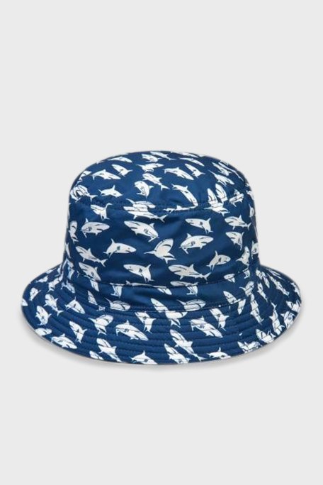 Paul & Shark Logo Baskılı Bucket Erkek Şapka 24417128 L17 LACİVERT - Paul & Shark (1)