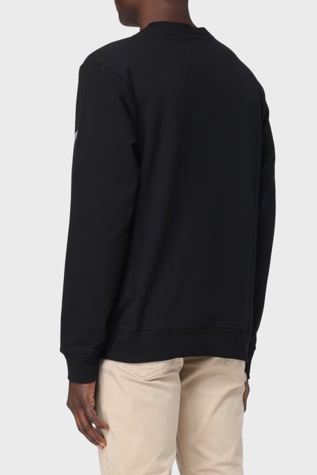 Paul & Shark Logo Baskılı Streç Pamuklu Regular Fit Bisiklet Yaka Erkek Sweat 24411881 011 SİYAH - Paul & Shark (1)