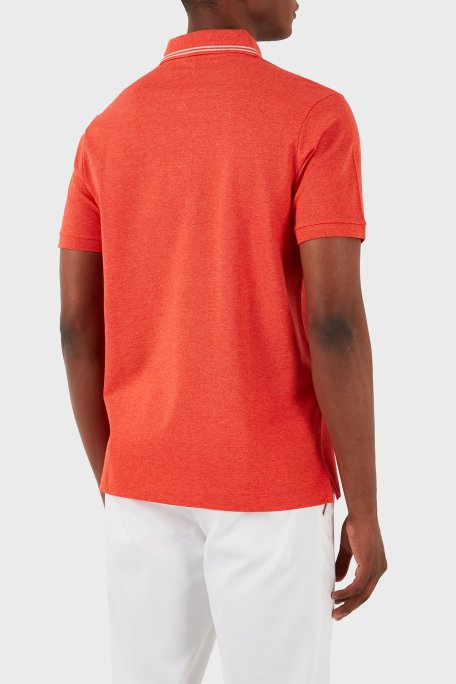 Paul & Shark Logolu % 100 Pamuk Regular Fit Erkek Polo Yaka T Shirt 23411248 277 TURUNCU - Paul & Shark (1)