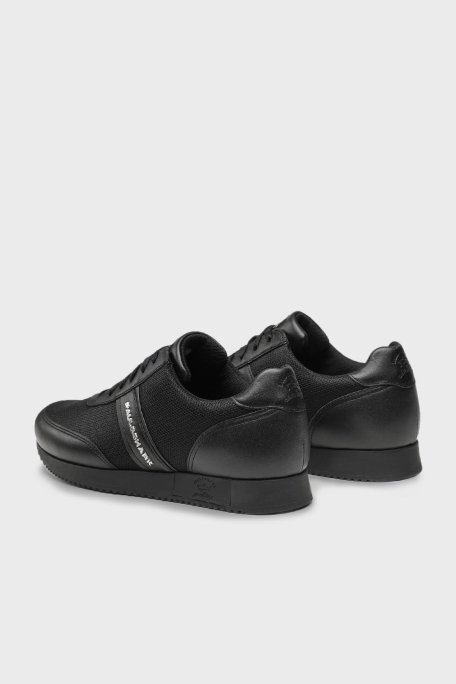 Paul & Shark Logolu Deri Sneaker Erkek Ayakkabı 12318011 011 SİYAH - Paul & Shark (1)
