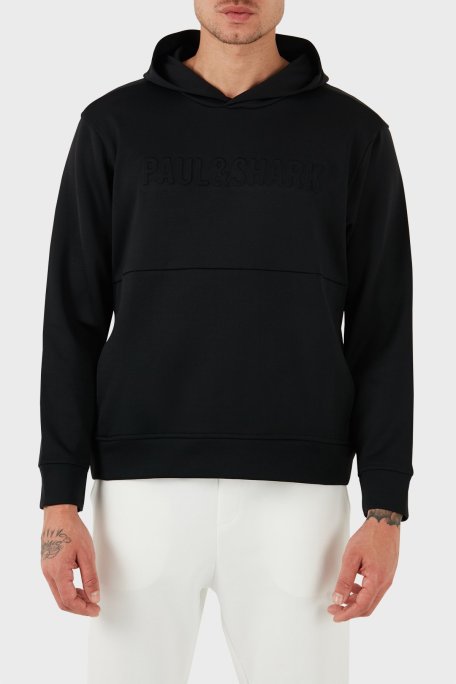 Paul & Shark Pamuklu Regular Fit Kapüşonlu Erkek Sweat 13311811 011 SİYAH - Paul & Shark