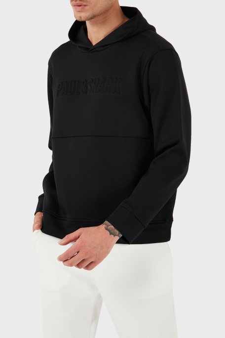 Paul & Shark Pamuklu Regular Fit Kapüşonlu Erkek Sweat 13311811 011 SİYAH - Paul & Shark (1)