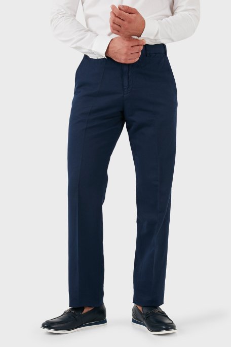 Paul Shark Regular Fit Düz Paça Klasik Kumaş Erkek Pantolon P15P044 613 LACİVERT - Paul & Shark (1)