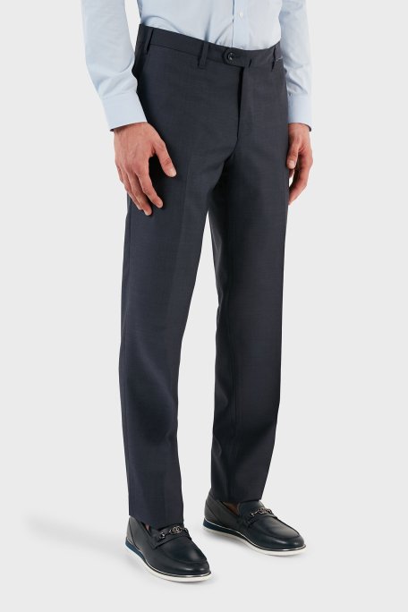 Pienza Yünlü Klasik Kumaş Erkek Pantolon ZOX2281502C68 LACİVERT - Pienza (1)