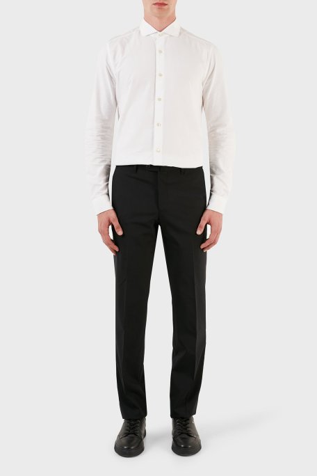 Pienza Yünlü Klasik Kumaş Erkek Pantolon ZOX2281503C99 SİYAH - Pienza