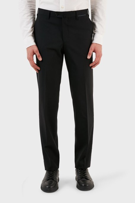 Pienza Yünlü Klasik Kumaş Erkek Pantolon ZOX2281503C99 SİYAH - Pienza (1)