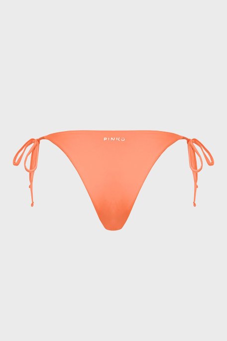 Pinko Yanlardan Bağlamalı Streç Jarse Bayan Bikini Altı 101268 A1PM B02 TURUNCU - Pinko (1)