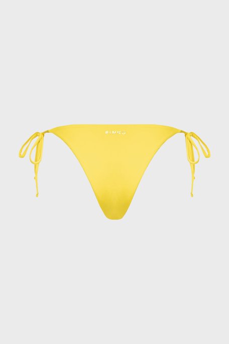Pinko Yanlardan Bağlamalı Streç Jarse Bayan Bikini Altı 101268 A1PM H17 SARI - Pinko (1)