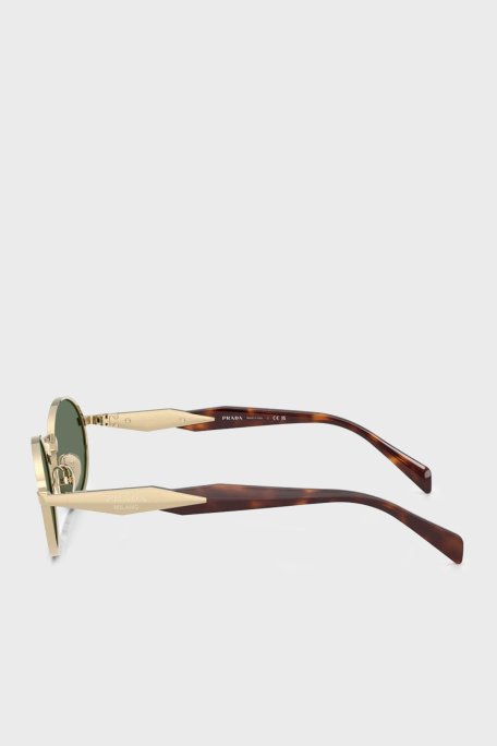 Prada Oval Güneş Kadın Gözlük 0PR 65ZS ZVN70L 55 ALTIN - Prada (1)