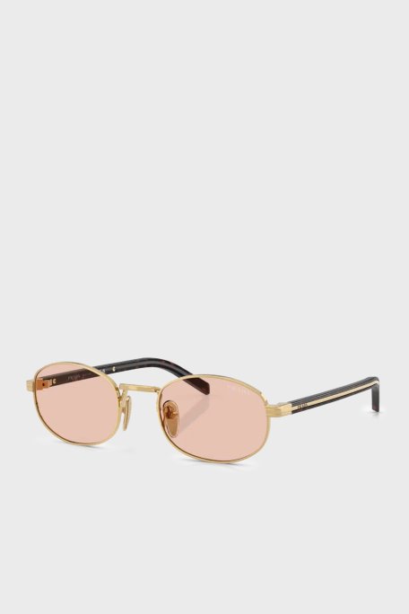 Prada Oval Güneş Kadın Gözlük 0PRB53S 5AK50V 52 Altın - Prada
