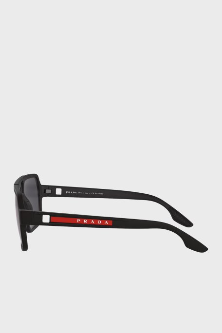 Prada Sport Logolu Güneş Erkek Gözlük 0PS B10S 1BO08Z 54 Siyah - Prada Sport (1)