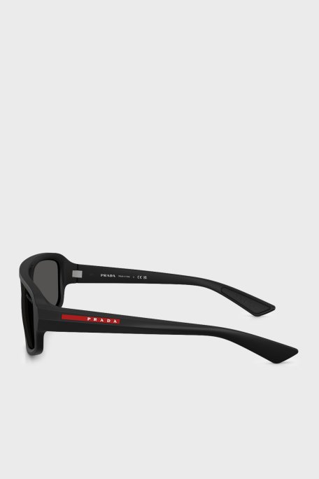 Prada Sport Logolu Güneş Erkek Gözlük 0PS B11SU 1BO08Z 57 Siyah - Prada Sport (1)