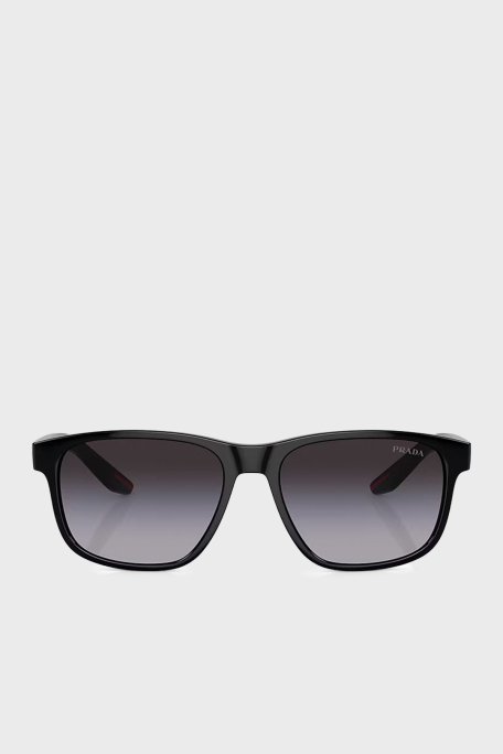 Prada Sport Logolu Güneş Erkek Gözlük 0PS06YS 1AB09U 56 SİYAH - Prada Sport