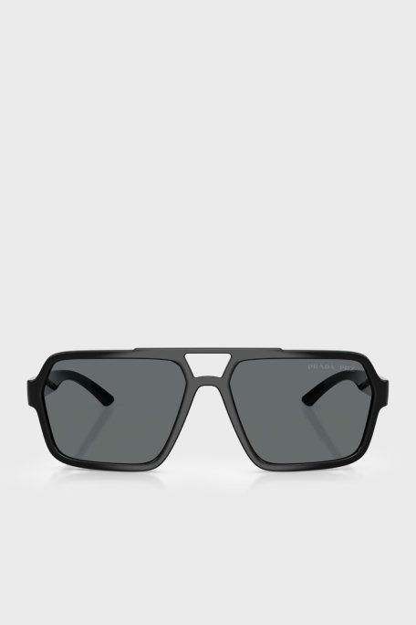 Prada Sport Logolu Güneş Erkek Gözlük 0PSA06S 1AB02G 59 Siyah - Prada Sport