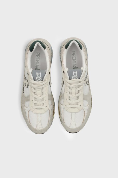 Premiata Süet Detaylı Sneaker Erkek Ayakkabı MASE 8111 EKRU - Premiata (1)