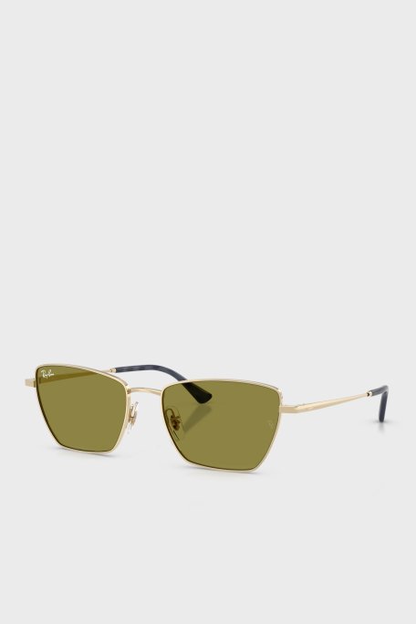 Ray Ban Asimetrik Güneş Unisex Gözlük 0RB3783 92132 53 ALTIN - Ray Ban