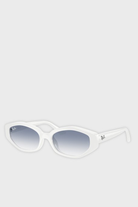 Ray Ban Asimetrik Güneş Unisex Gözlük 0RB4473D 677219 56 Beyaz - Ray Ban