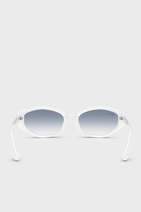 Ray Ban Asimetrik Güneş Unisex Gözlük 0RB4473D 677219 56 Beyaz - Ray Ban (1)