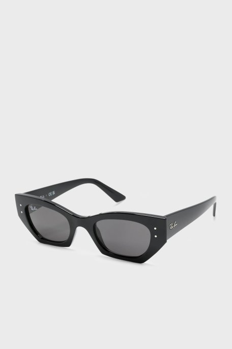 Ray Ban Asimetrik Logolu Güneş Unisex Gözlük 0RB4430 667787 49 Siyah - Ray Ban