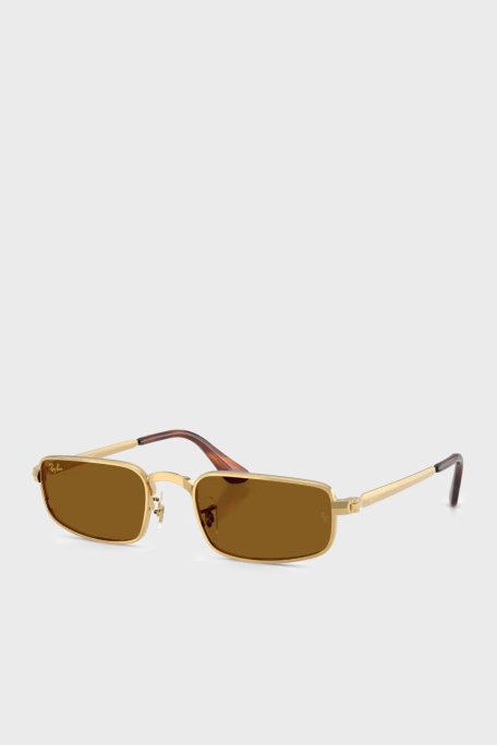 Ray-Ban Logolu Güneş Unisex Gözlük 0RB3927 00133 54 Altın - Ray Ban