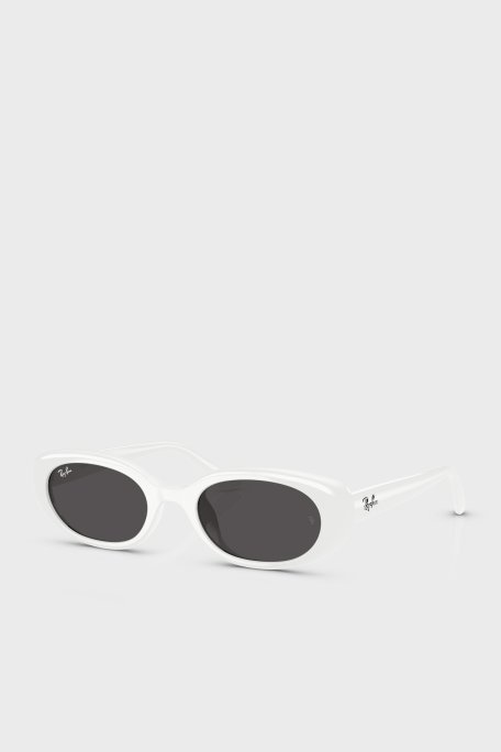 Ray Ban Yuvarlak Güneş Unisex Gözlük 0RB4441D 677287 53 Beyaz - Ray Ban