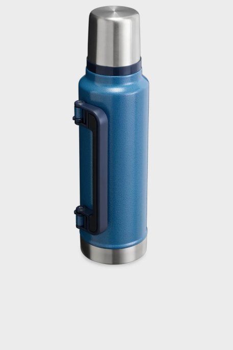 Stanley 1,4lt Classic Vac Btl. Katlanabilir Kulplu Unisex Termos 10-08265 Koyu Mavi - Stanley (1)