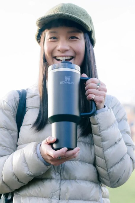 Stanley Adv 40OZ Quencher 2.O Tm Tumb Pipetli Unisex Termos 10-10824 Siyah - Stanley (1)