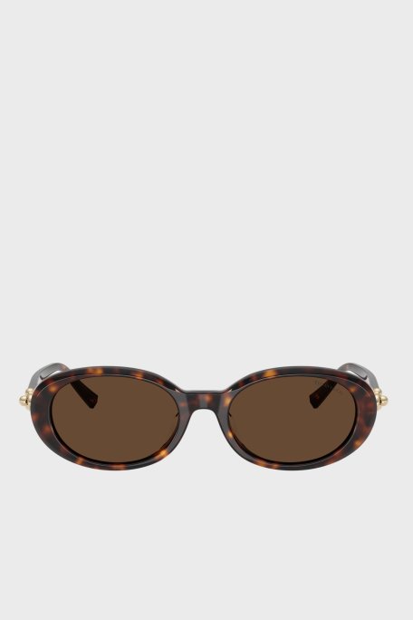 Tiffany Oval Güneş Bayan Gözlük 0TF4242D 80153G 54 Kaplumbağa kabuğu - Tiffany&Co (1)