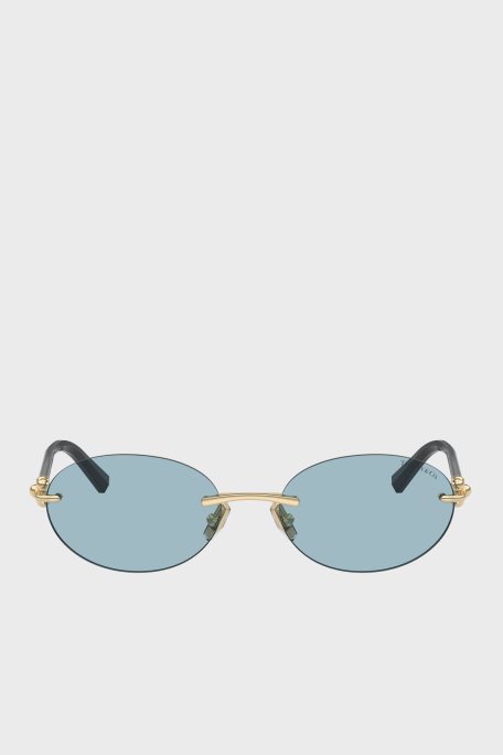 Tiffany&Co Oval Güneş Bayan Gözlük 0TF3104D 602180 56 Altın - Tiffany&Co (1)