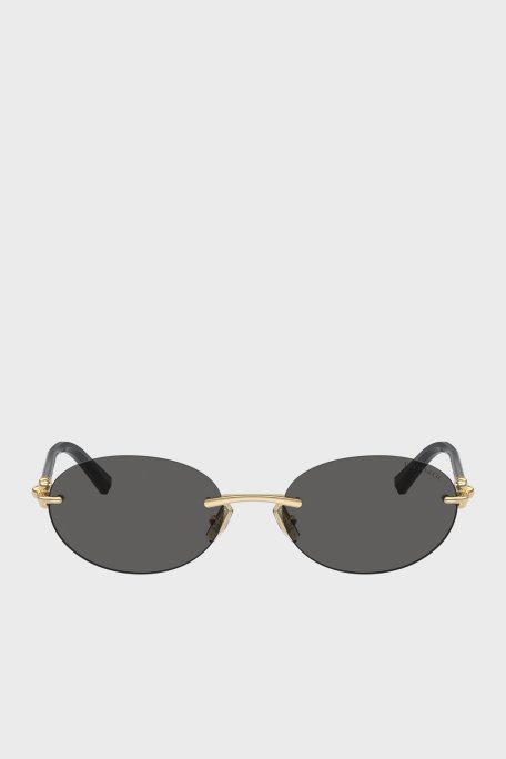 Tiffany&Co Oval Güneş Erkek Gözlük 0TF3104D 6216S4 56 Altın - Tiffany&Co (1)