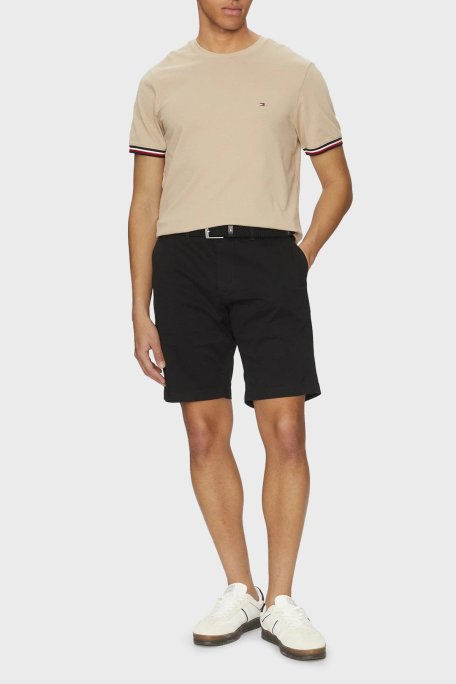 Tommy Hilfiger % 100 Pamuk Regular Fit Bisiklet Yaka Erkek T Shirt MW0MW38630 RBT KUM - Tommy Hilfiger (1)