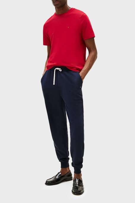 Tommy Hilfiger % 100 Pamuk Regular Fit Bisiklet Yaka Erkek T Shirt MW0MW39995 XLD KIRMIZI - Tommy Hilfiger (1)