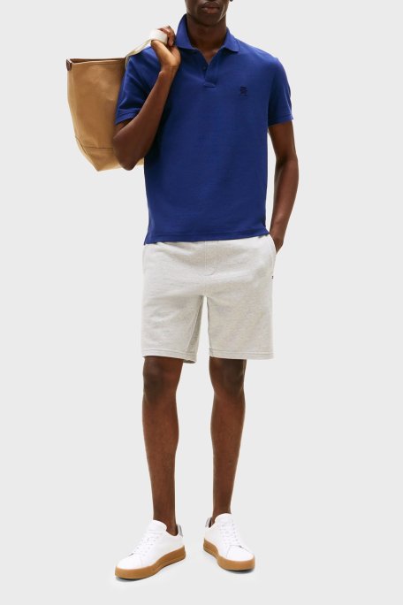 Tommy Hilfiger % 100 Pamuk Regular Fit Düğmeli Erkek Polo Yaka T Shirt MW0MW33167 C7G MAVİ - Tommy Hilfiger (1)