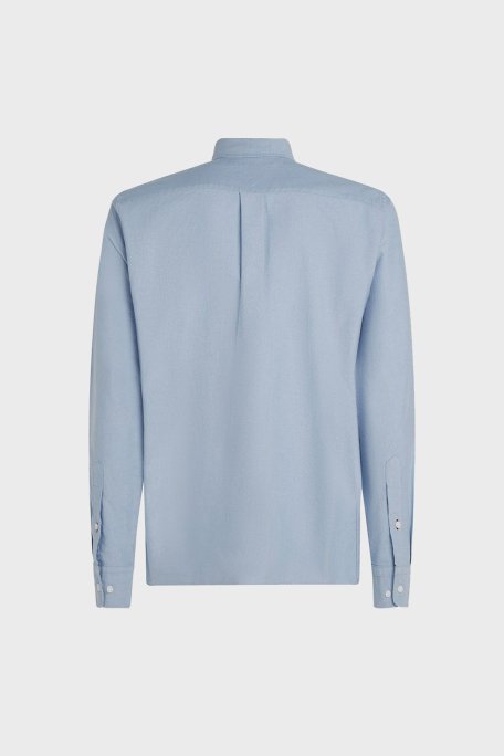 Tommy Hilfiger % 100 Pamuk Regular Fit Erkek Gömlek MW0MW35774 0GZ AÇIK MAVİ - Tommy Hilfiger (1)