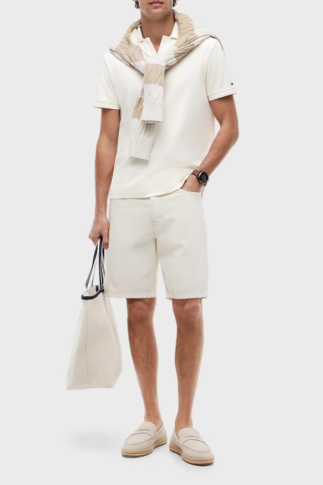 Tommy Hilfiger % 100 Pamuk Regular Fit Erkek Polo Yaka T Shirt MW0MW42745 Z00 AÇIK BEJ - Tommy Hilfiger (1)