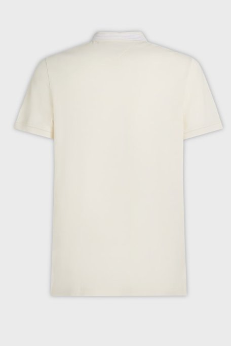 Tommy Hilfiger % 100 Pamuk Regular Fit Fermuarlı Erkek Polo Yaka T Shirt MW0MW38473 Z00 AÇIK BEJ - Tommy Hilfiger (1)