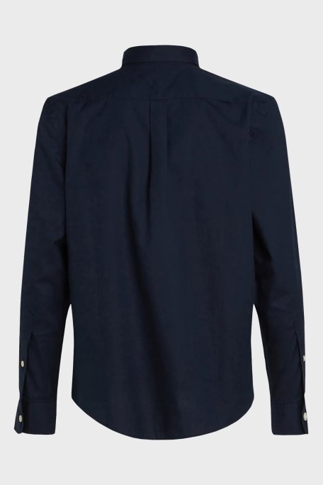 Tommy Hilfiger % 100 Pamuk Regular Fit Logolu Erkek Gömlek MW0MW39988 DW5 LACİVERT - Tommy Hilfiger (1)