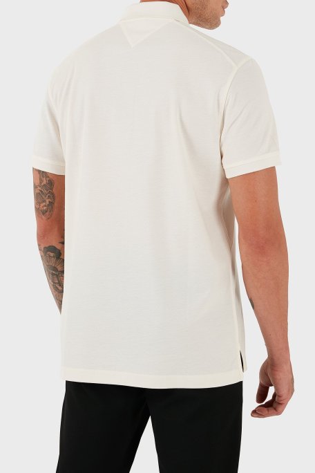 Tommy Hilfiger % 100 Pamuk Regular Fit Yarım Fermuarlı Erkek Polo Yaka T Shirt MW0MW39769 Z00 AÇIK BEJ - Tommy Hilfiger (1)