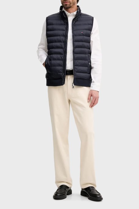 Tommy Hilfiger % 100 Pamuk Slim Fit Klasik Yaka Erkek Gömlek MW0MW41684 YBR BEYAZ - Tommy Hilfiger (1)