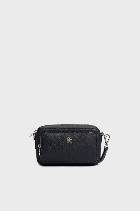 Tommy Hilfiger Ayarlanabilir Askılı Bayan Çanta AW0AW18121 DW6 LACİVERT - Tommy Hilfiger