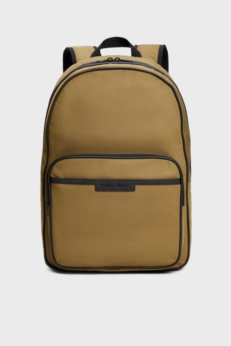 Tommy Hilfiger Ayarlanabilir Askılı Logolu Erkek Sırt Çantası AM0AM13464 GX4 KAHVE - Tommy Hilfiger