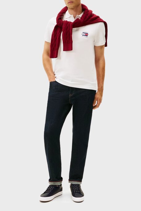 Tommy Hilfiger Deri Karışımlı Logolu Sneaker Erkek Ayakkabı FM0FM05625 BDS SİYAH - Tommy Hilfiger (1)