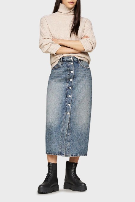 Tommy Hilfiger Deri Kramponlu Bayan Bot FW0FW08440 BDS SİYAH - Tommy Hilfiger (1)