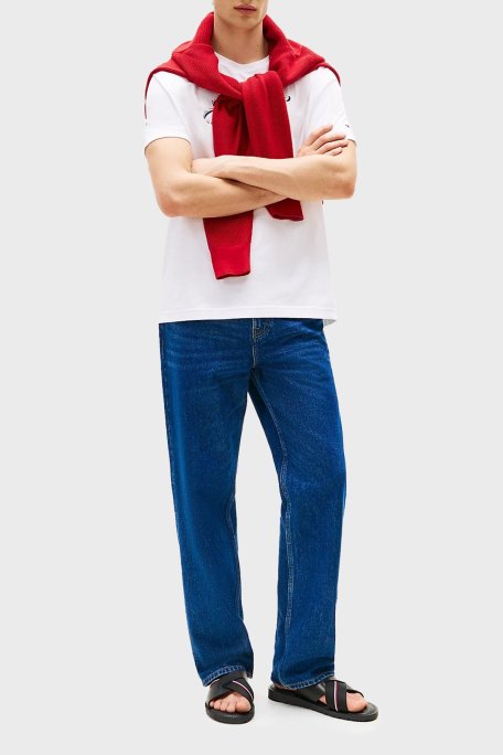 Tommy Hilfiger Deri Logolu Erkek Sandalet FM0FM05415 BDS SİYAH - Tommy Hilfiger (1)