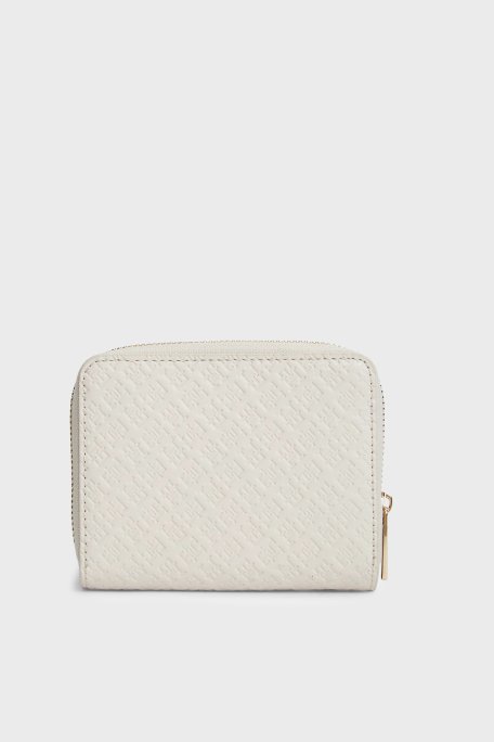 Tommy Hilfiger Kabartma Logolu Fermuarlı Kadın Cüzdan AW0AW18474 AEO BEJ - Tommy Hilfiger (1)