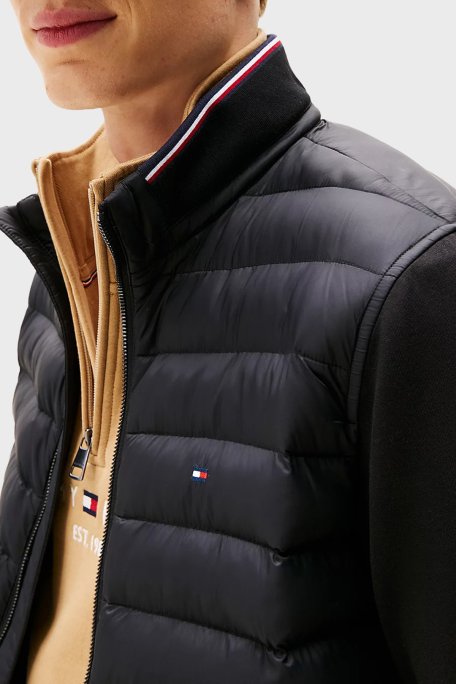 Tommy Hilfiger Kapitoneli Pamuklu Regular Fit Dik Yaka Erkek Ceket MW0MW41329 BDS SİYAH - Tommy Hilfiger (1)