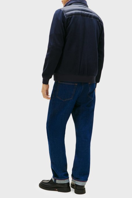 Tommy Hilfiger Kapitoneli Pamuklu Regular Fit Dik Yaka Erkek Ceket MW0MW41329 DW5 LACİVERT - Tommy Hilfiger (1)