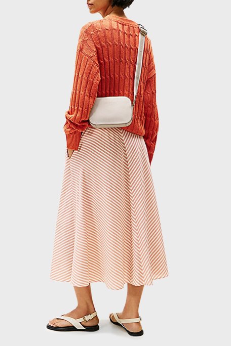 Tommy Hilfiger Logolu Ayarlanabilir Askılı Bayan Çanta AW0AW17450 Z00 AÇIK BEJ - Tommy Hilfiger (1)