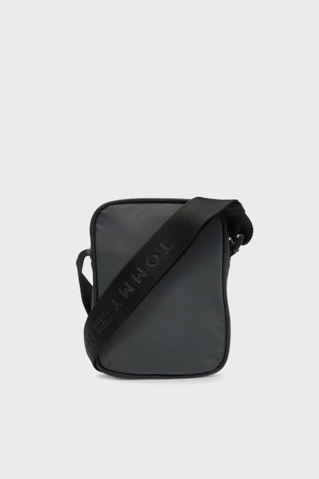 Tommy Hilfiger Logolu Ayarlanabilir Askılı Erkek Çanta AM0AM13465 PSM KOYU GRİ - Tommy Hilfiger (1)